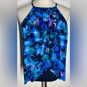 Magicsuit | Halter One Piece Swimsuit | Drape Front & Back | Blues | Women’s 12